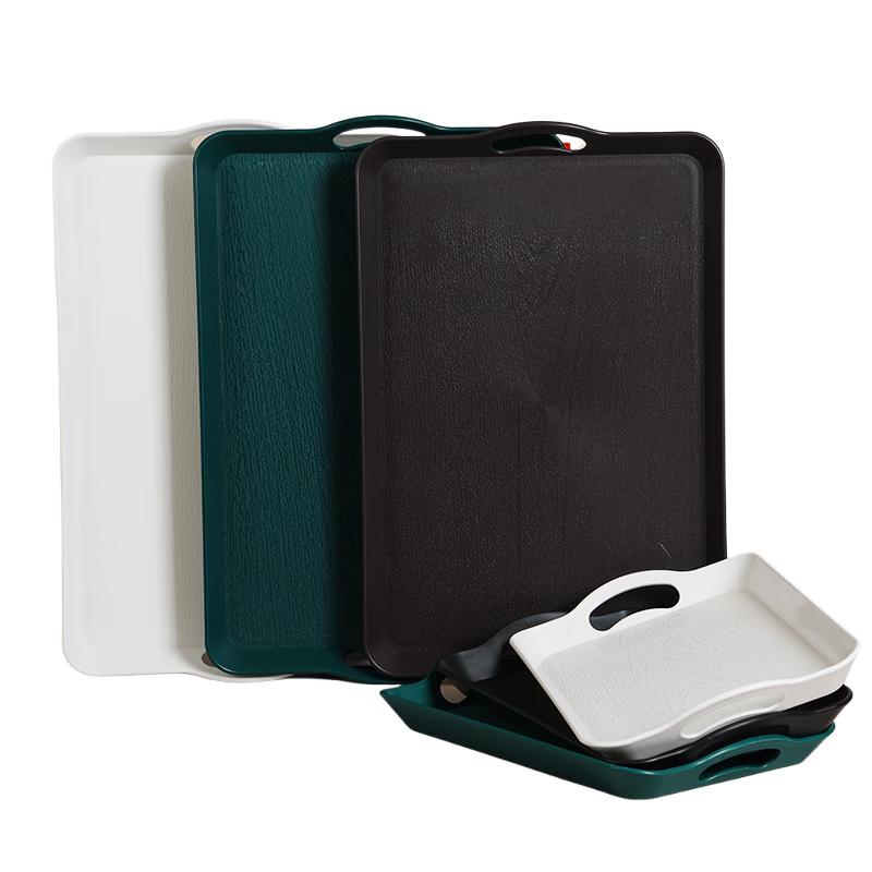 Jingyuheng Anti-slip Wood Grain Plastic Rectangular Tray