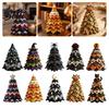 Handmade Sewing Crafts Halloween Quilted Fabric Tree Kit Witch Cat Spider DIY Decoration 3D Padded Craft Project for Quilting Beginners Table