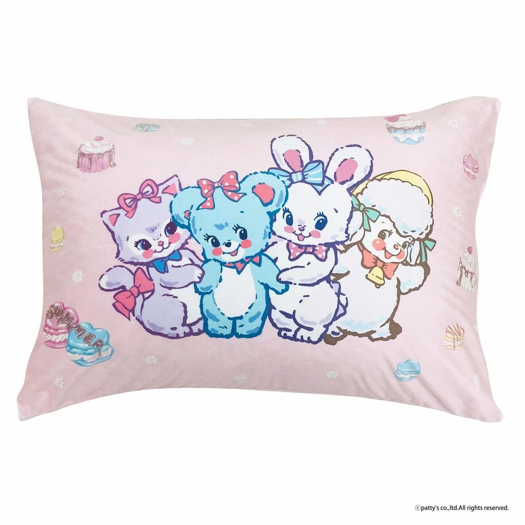 MORIPiLO Swimmer Pillowcase and Melting to the Suitable for Both Kids and Cute Plush by Morishita Makura (Smooth Touch) 43x63cm, Adults, Washable,
