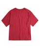 MUDSALT Crop Salt Slub Short Sleeve T-Shirt Red