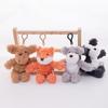 West Highland White Terrier Plush Toy Keychain: Children's Backpack Pendant & Dog Figure Decoration