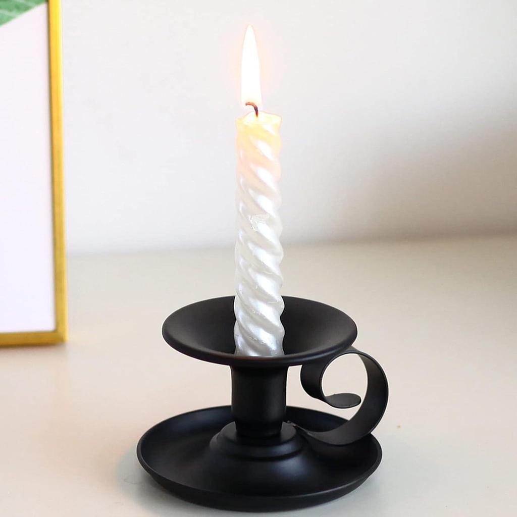 American Iron Art Candlestick Plate - Romantic Dinner Decor and Home Ornament