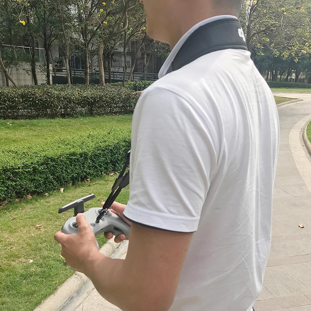 Professional Remote Controller Support Strap Soft Fabric Neck Lanyard Adjustable for Remote Drones Remote Controller