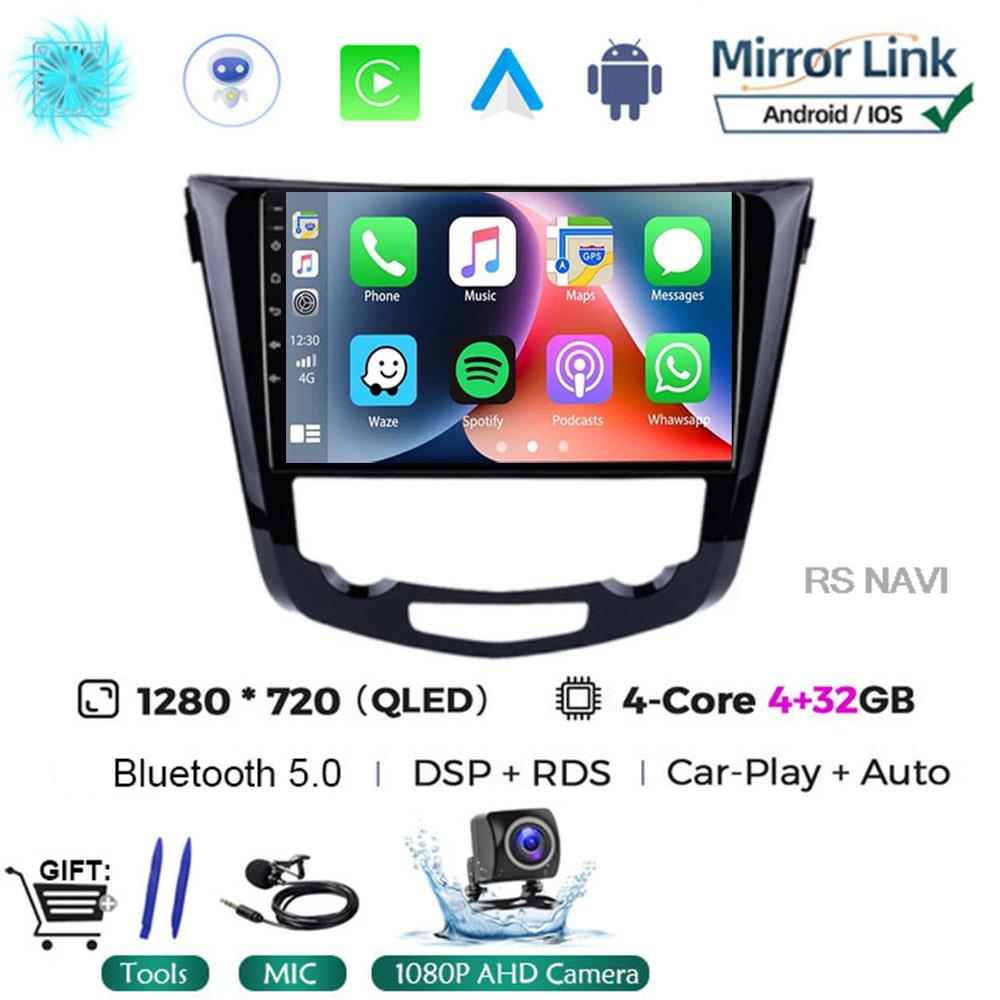 Android 14 Car Radio Multimedia For Nissan X-TRAIL X Trail T32 Qashqai 2 J11 2013 - 2017 Autoradio 2 Din  Carplay Gps NO Dvd