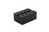 Kanoan Lift Rubber Jack Set of 80mm Rubber Blocks for Tire Change Grooved Lift Rubber Support Rubber Rubber Cushion Blocks, Pads, 4, Lift-Up,