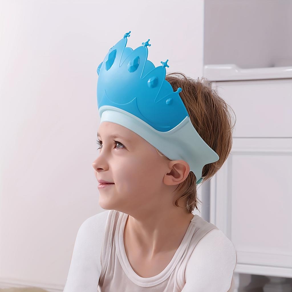 Bonnet de douche pour enfants avec protection auditive - Bonnet de bain imperméable et réglable pour plus de sécurité et de confort - Cadeau idéal pour Thanksgiving, Halloween et Pâques