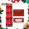 Holiday Greeting Card Holder Christmas Cash Gift Envelopes, 6 Slots Foldable Money Holder, DIY Booklet for Xmas Parties, Family Gatherings Party