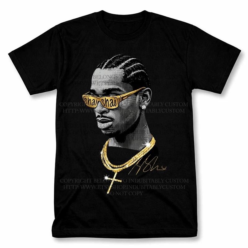 SGA Head Portrait OKC Thunder Graphic T Shirt Vintage Rap Fan Tee S