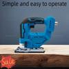 Cordless Electric Jig Saw Portable Handheld Multi-Function Power Tool for Carpentry and DIY Projects 18V Lithium Battery