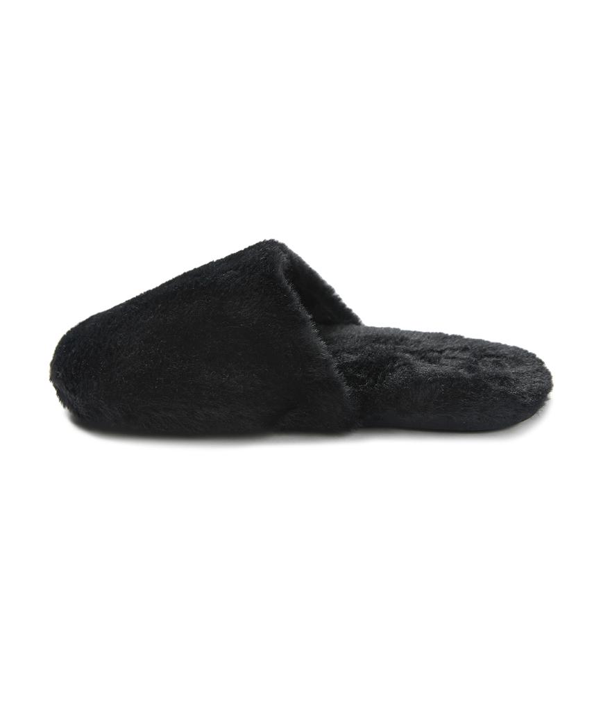 Atempo Fur Room Shoes_Black