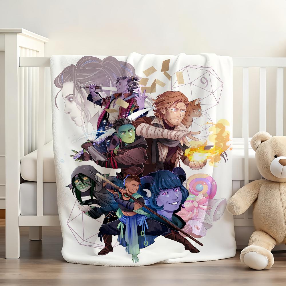 TV Die Mächtigen Neun Decke Weich und Hautfreundlich für Sofa Bett Nickerchen Tagesdecke Ganzjahresdecke