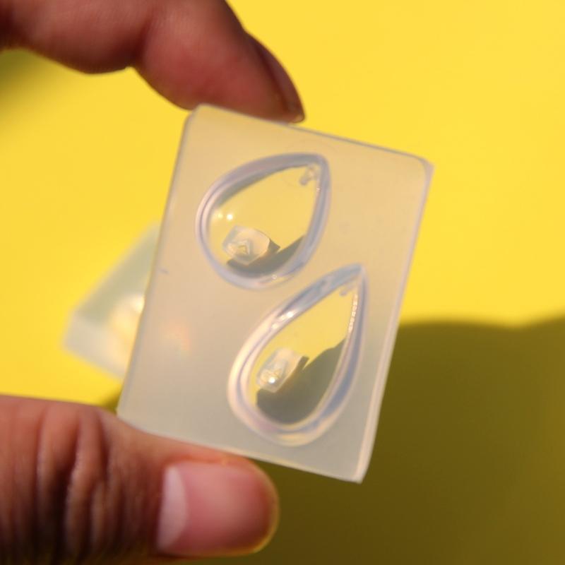 Three-dimensional Water Drop Earring Silicone Mold Suitable for Epoxy Resin Diy Craft Pendant Earrings Jewelry Making