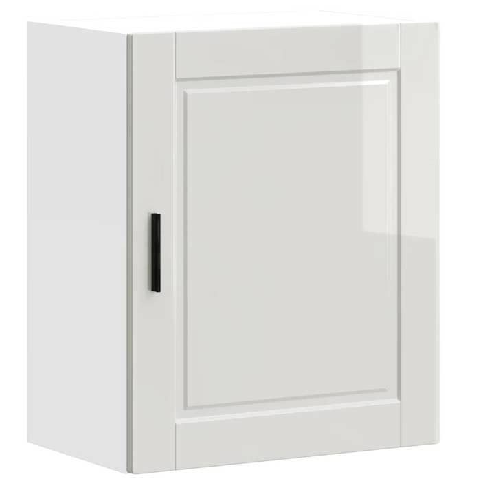 VidaXL Armoire murale de cuisine Porto blanc brillant bois ingénierie 854041