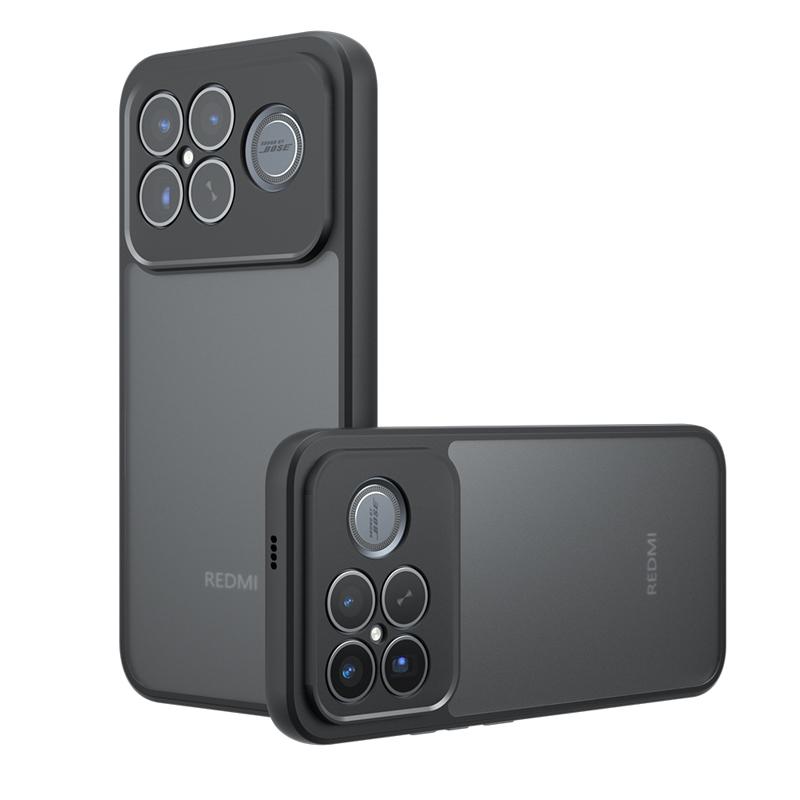 For Xiaomi Redmi K90 Pro Max Case Shockproof Frosted Skin Feel Matte PC+TPU Anti-fingerprint Transparent Cover For K90 Pro Max