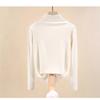 Women's Thermal Half-High Neck Brushed Long-Sleeve Base Layer Top for Autumn/Winter