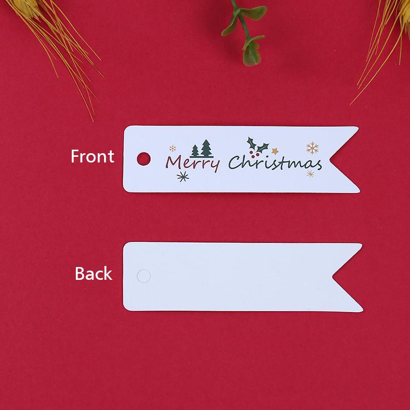 100PCS/Set Gift Tags Store Gifts Christmas Decorations Easy To Use Label Exquisite Christmas