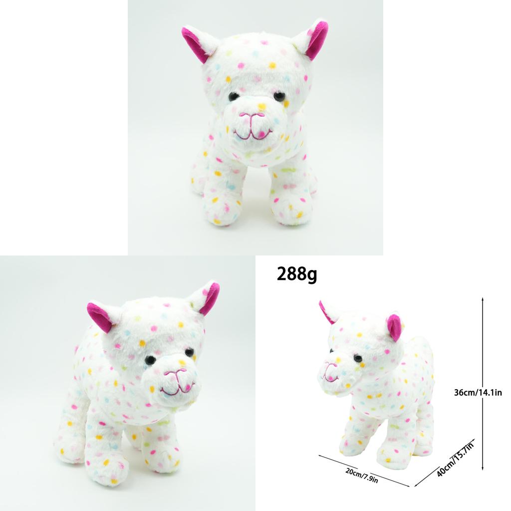 Colorful Camel Plush Toy With Pp Cotton Filling For Kids Sleep Decor