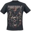 Powerwolf Dead Hogs Don't Cry Skull & Crow Print T-Shirt, Unisex Metal Fans Tee