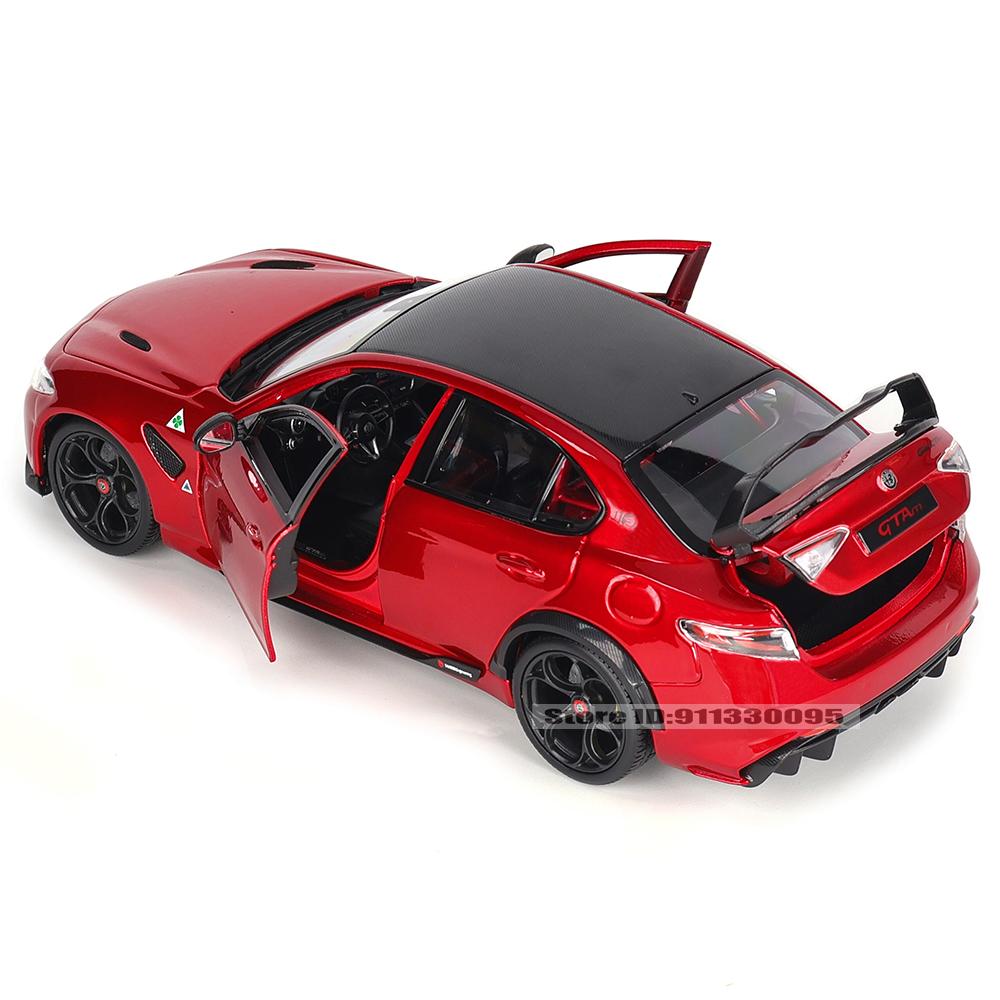 lctu5 Bburago 1:18 Alfa Romeo Giulia GTAm # Coche clásico de lujo de aleación 99, modelo de coche fundido a presión, colección de jugu
