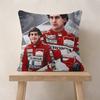 1Pc Ayrton Tacing Driver Senna Cushion Cover Inches Farmhouse Decor Home Throw Pillow Covers For Couch Decorations