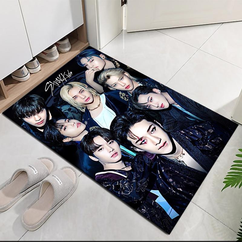 Stray Kids Printed Carpet, for Office Chair Living Room Bedroom Kitchen Room Decor Gifts.