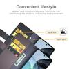 For Google Pixel 7a Genuine Cow Leather Shockproof Phone Case Folding Stand Wallet Protective Cover