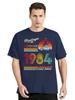 Vintage December 1984 Birthday T-Shirtunisex Clothing Oversized Tshirt O-neck Fashion Retro T Shirt Born In 1984 New Casual Tops