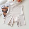Large Size Female Summer High Waist Belly Retraction Two in One Unrolled Ice Silk Traceless Anti Slip Safety Underwear