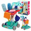 Set de curățenie pentru copii Cărucior Mop Mătură Spray