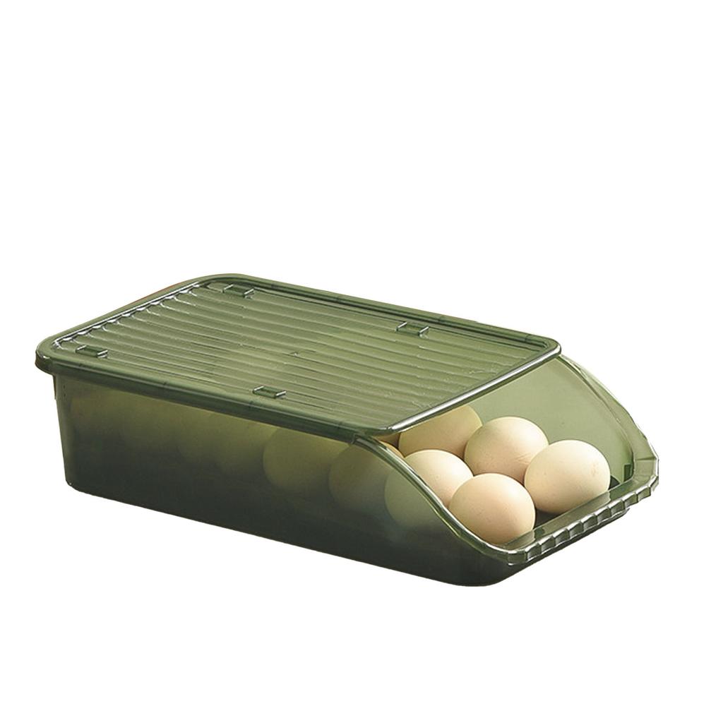 Egg Holder Innovative Auto Rolling Egg   Stacked Egg Tray Fridge Egg Storage Box for Home Kitchen