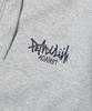 Pendulum Back Logo Two-Way Zip-Up Hoodie Lq1Ju036_Melange Grey