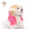 Zweifarbige Bob-Perücken für Katzen und Hunde – Halloween-Accessoires