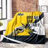 Home Customize Your Name Blankets Break The Limit Cycling Edition Comfortable Soft Lightweight Multiseason Blanket For Picnics Sofas Offices Beds