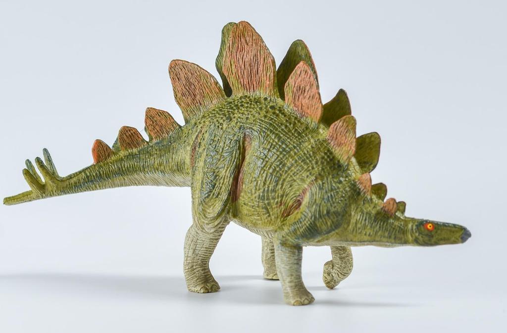 Figurka dinosaura SanDoll Realistický model Jurský 20cm třída Plaz Působivý masožravý dětský dárkový displej (Stegosaurus)