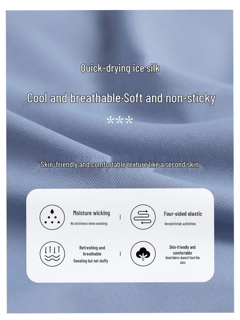 Women's 2025 Ice Silk Quick-Dry Sports Set: Short-Sleeve Top & Shorts for Running, Gym, Yoga