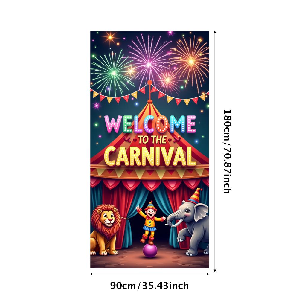 

Большой баннер для фона мероприятия, карнавальный декор, многоразовый приветственный фон для школьного мероприятия, фестивального декора, дня рождения