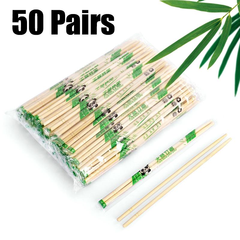 

50-100Pairs/Pack Independent Packaged Chopsticks Portable Disposable Chopsticks Home Store Party Convenient Tableware Supply ZYF