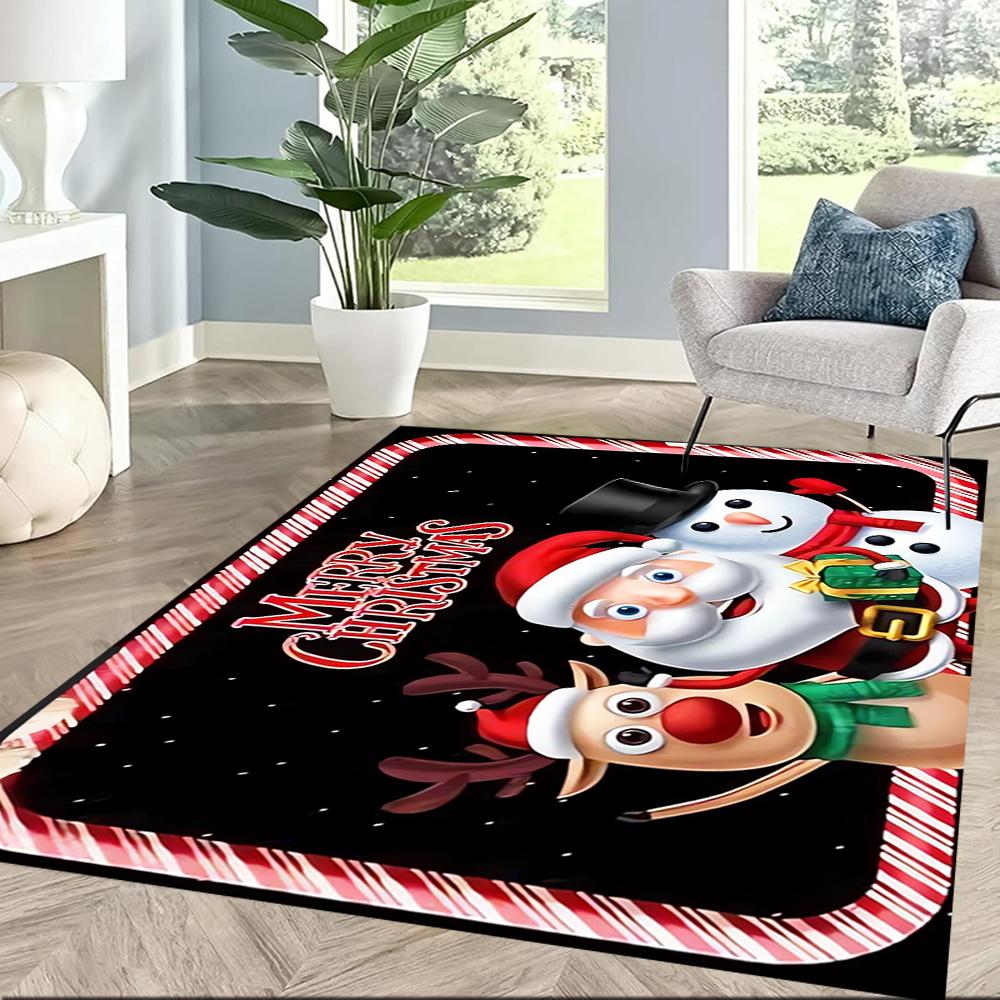 Christmas 350 Floor Mat Suitable for Foyer Dining Room Study room Entryway Antislip Carpet Decorate Offices Perfect Gift for Friends & Family