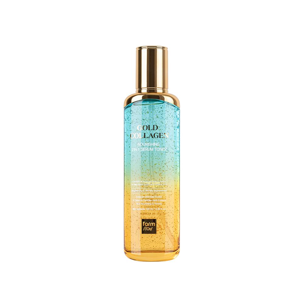

Farmstay Gold Collagen Питательная сыворотка-тоник 2-в-1 130 мл