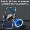 Universal Magnetic Phone Clamp for MagSafe Magnet Cellphone Car Mount for Gym Treadmill Motorcycle