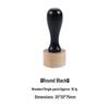 Wooden Handle Rubber Stamp for DIY Journaling