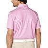 FootJoy Men's Citrus Print Short Sleeve Golf Shirt, Pink Lemonade, Size Small (FJ-S25-S19, 34565-S)