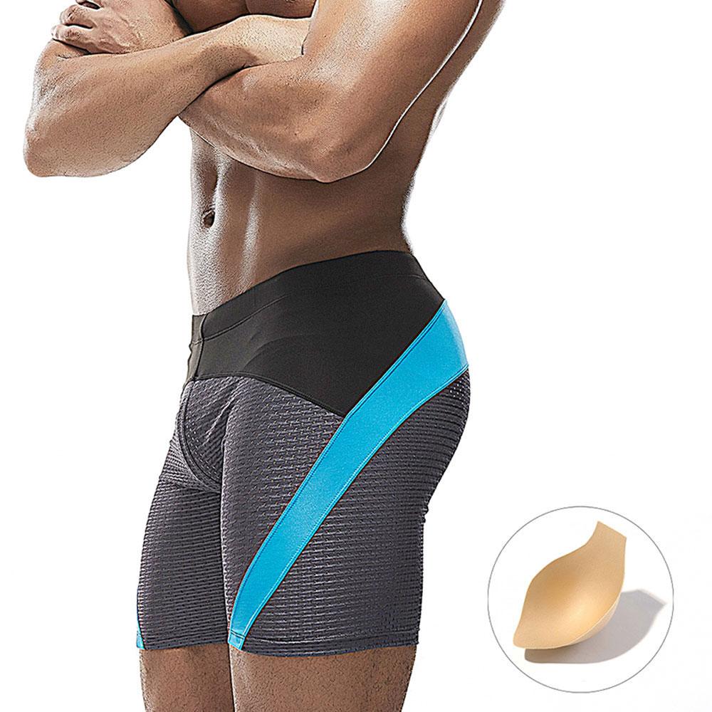 Herren-Badehose, Badehose, Netzstoff, enge Passform, sexy Badebekleidung, Strandkleidung, Bräunung, Surfen, Fitnessstudio