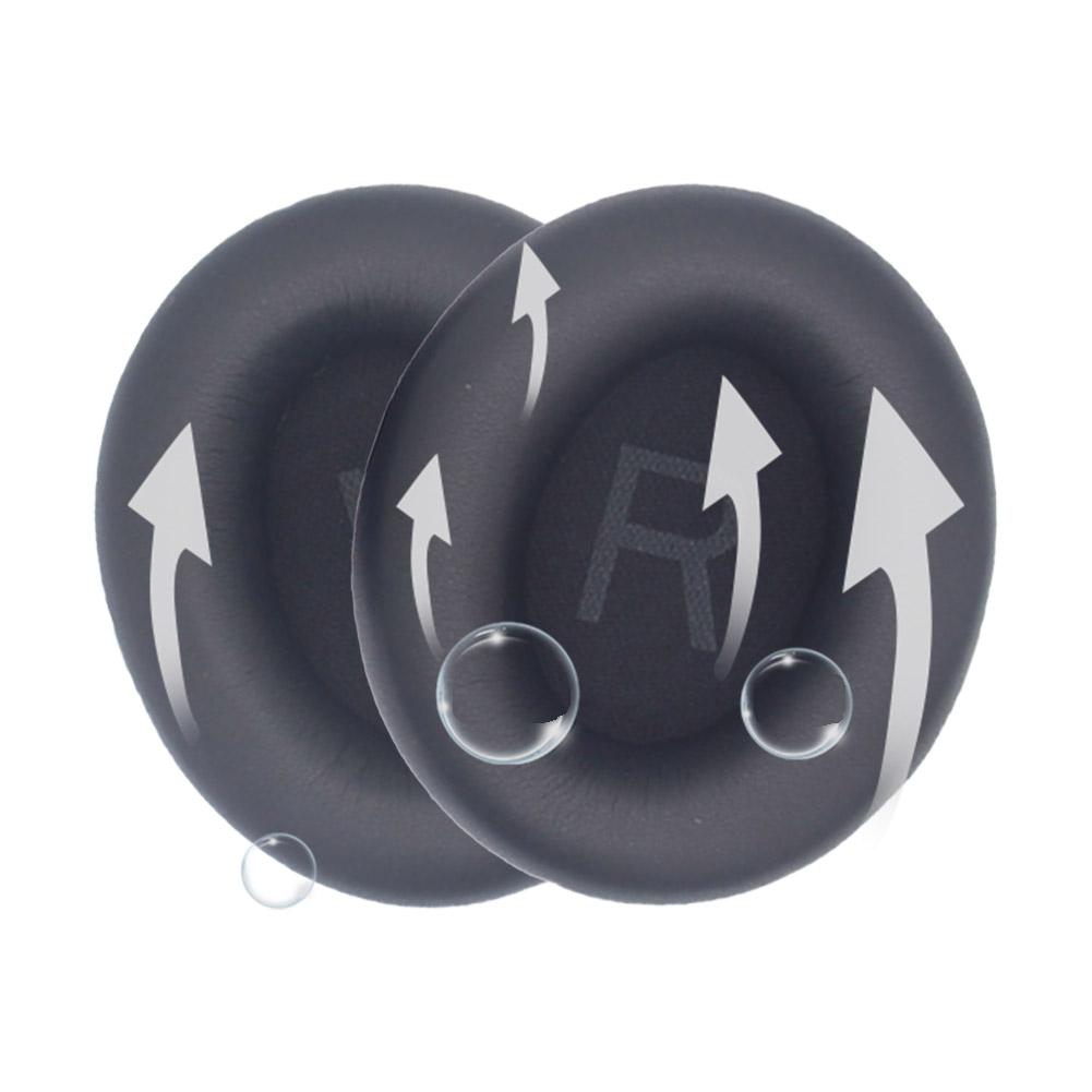 Ear Pads for Anker Q45 Soundcore Life Headphone Soft Foam Ear Cushions Protein Leather Replacement Headphone Pads Ear Cushion