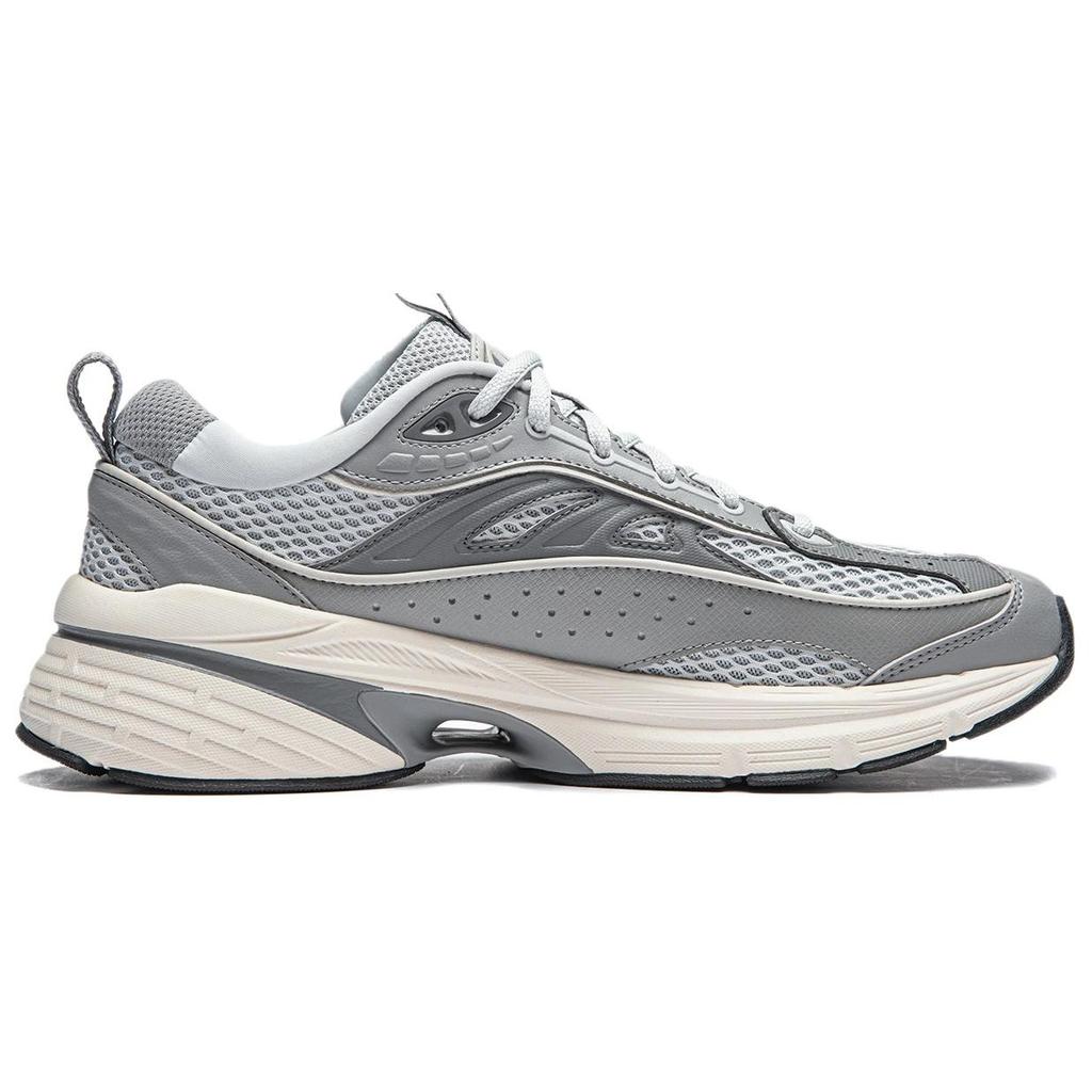 LiNing Yixing Lite Classic Comfortable Thick Sole Height Increasing Shock Absorbing Non-Slip Wear-Resistant Rebound Low-Top Casual Shoes AGCU057-2