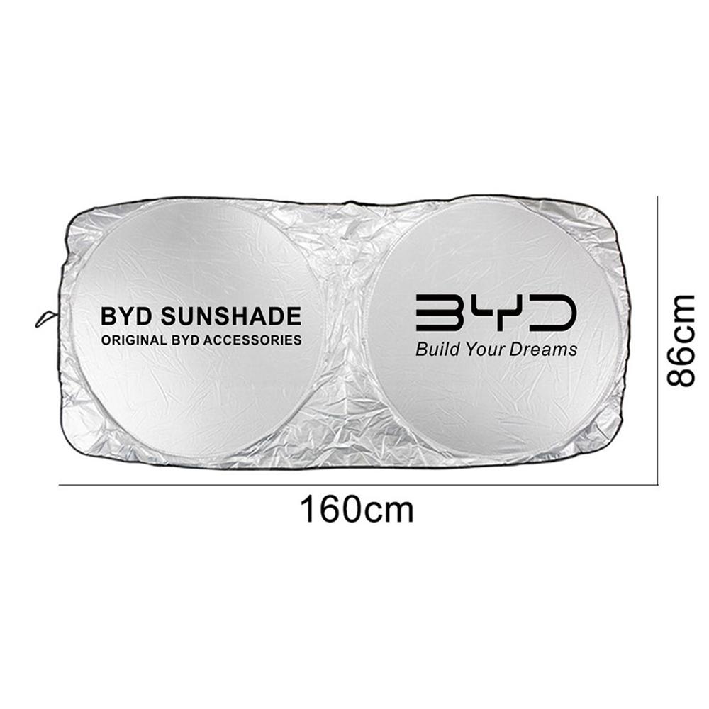 For BYD Atto 3 Act Seal Seagull Tang Yuan Song Plus EV F0 Qin Han Dolphin S6 Car Windshield Sun Shade Parasol Auto Accessories