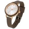 Fieldwork Women's Analog Watch with Silicone Band, Brown, YM102-4