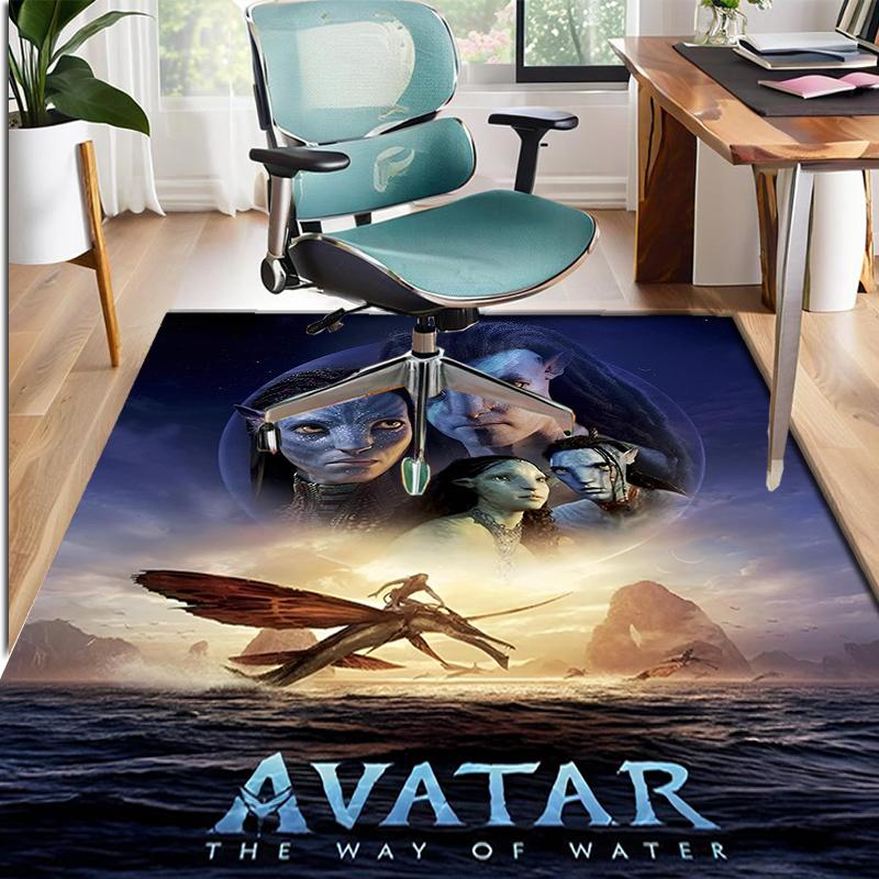 Avatar Pattern Rug, Indoor/Outdoor Mat, for Picnic, Gameroom, Bedroom, Office, Living Room, Home Decor Carpet, Birthday Gift