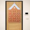 Christmas Advent Calendar with 24 Pockets Reusable Party Wall Hanging Bag Organizer for Closet