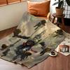 Game B-Blasphemous Throw Flannel Cozy Print Blanket, Portable, Durable Machine Washable Cute Cool
